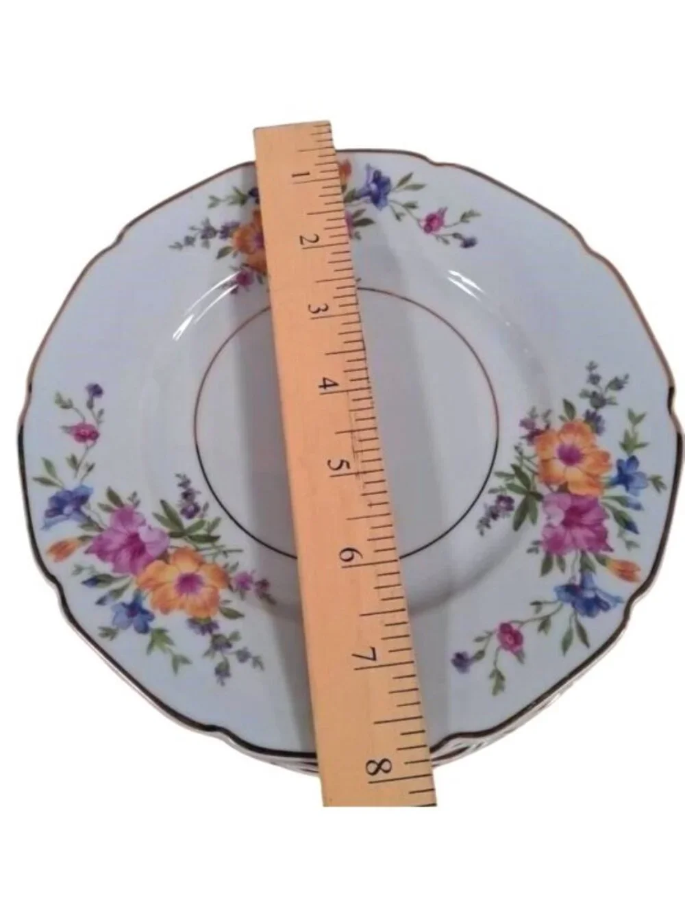 40 Pc Heinrich Selb Pink Bavarian Rose Floral Dinnerware Set Gold Trim